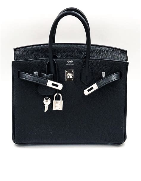 hermes birkin 25 black palladium|hermes birkin 25cm price.